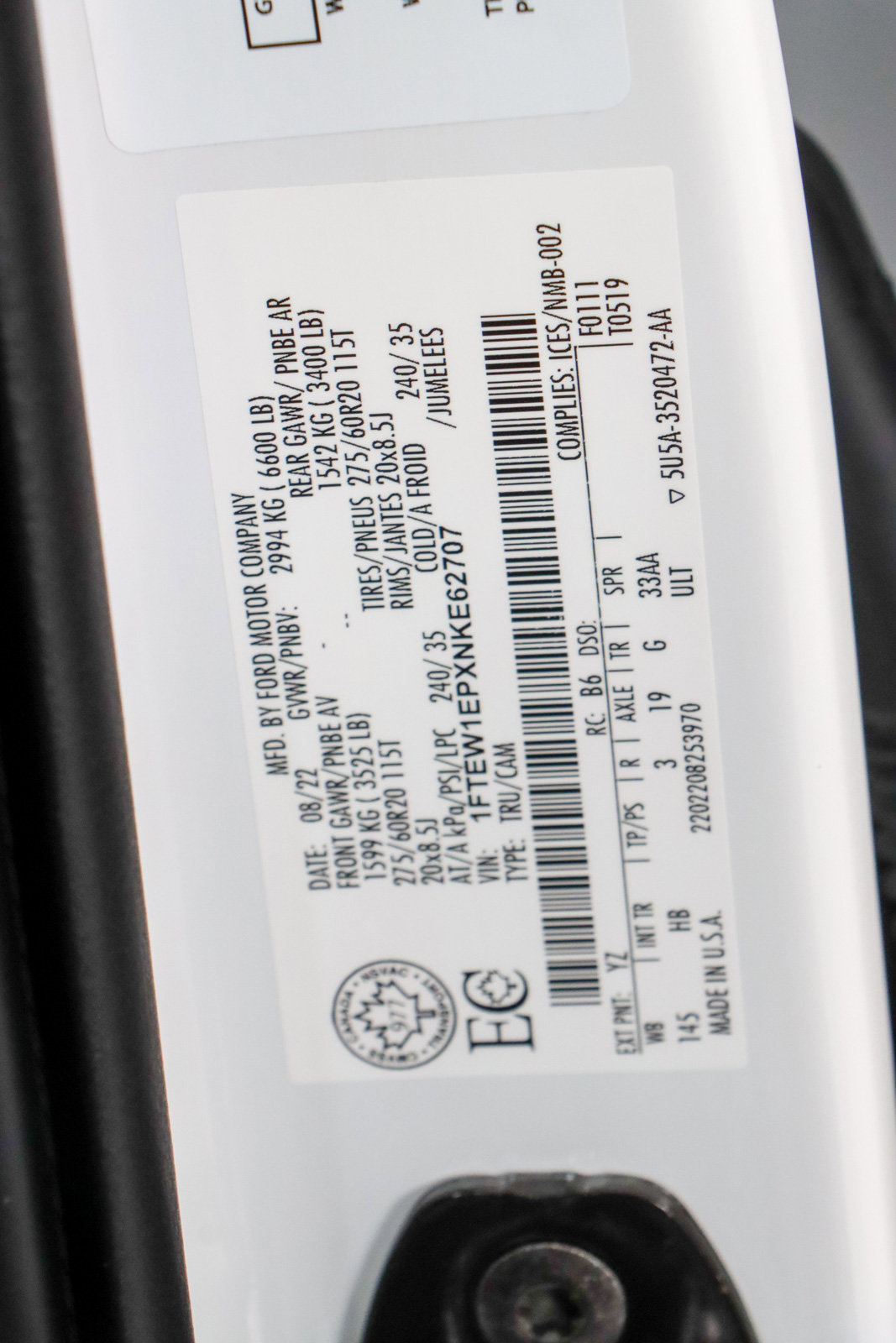 Used 2022 Ford F150 Lariat w/ Equipment Group 502A High image 35