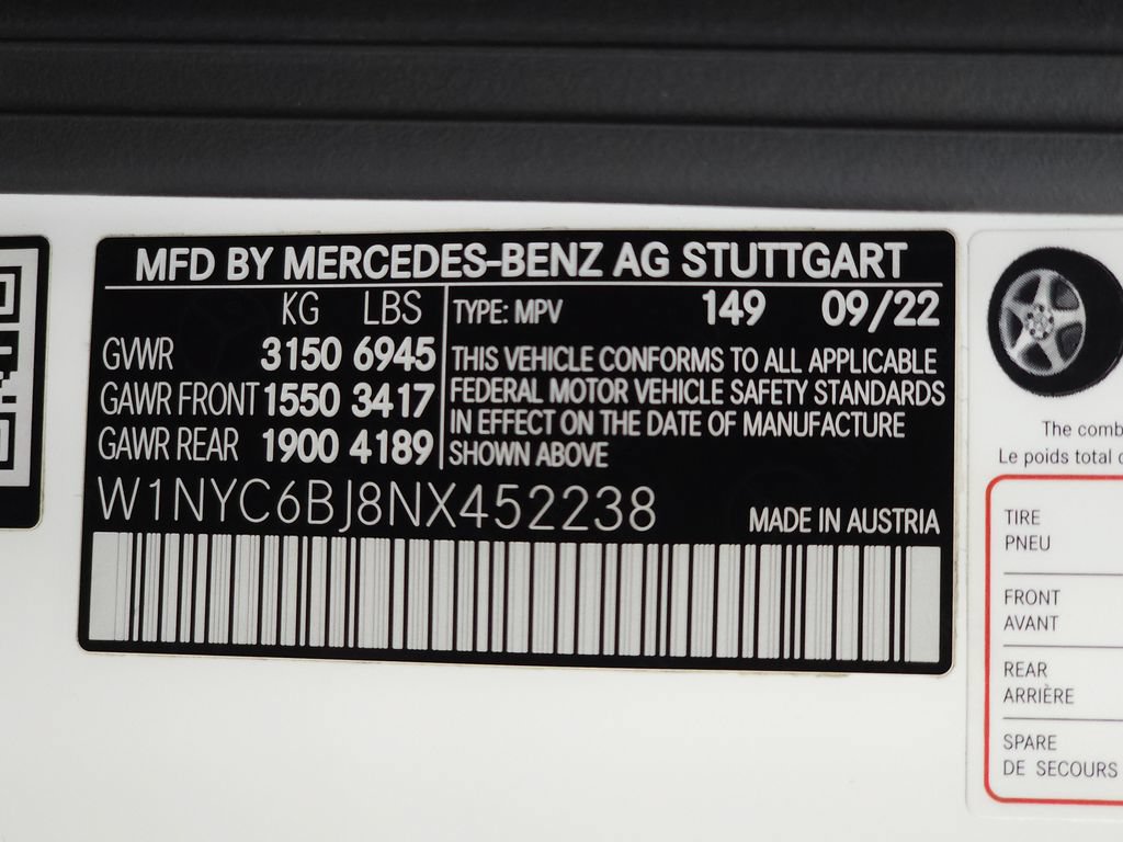 Certified 2022 Mercedes-Benz G 550 w/ Exclusive Interior Package image 33