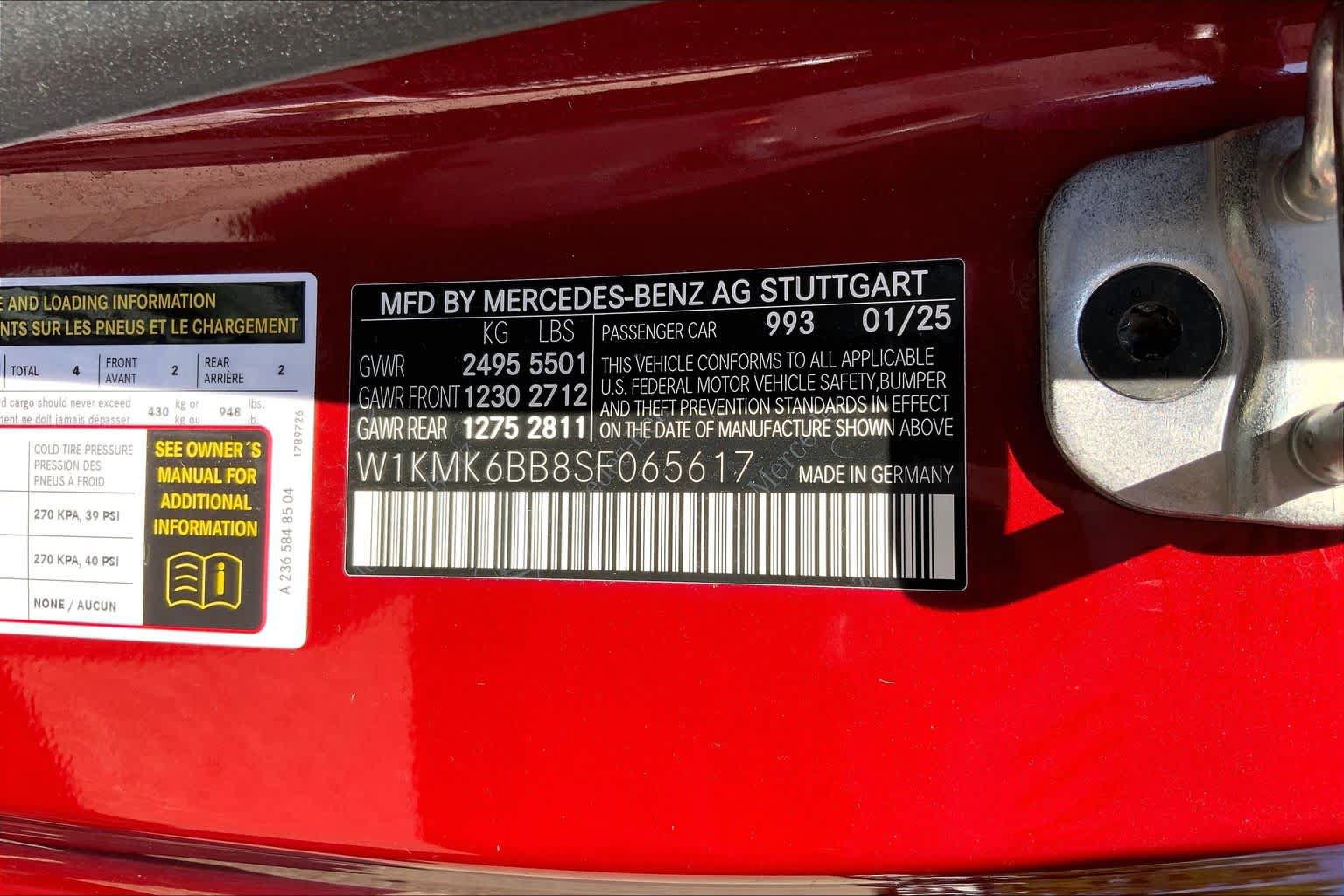 Certified 2025 Mercedes-Benz CLE 450 4MATIC Cabriolet image 37