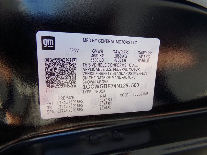 Used 2022 Chevrolet Express 2500 Extended RWD image 51