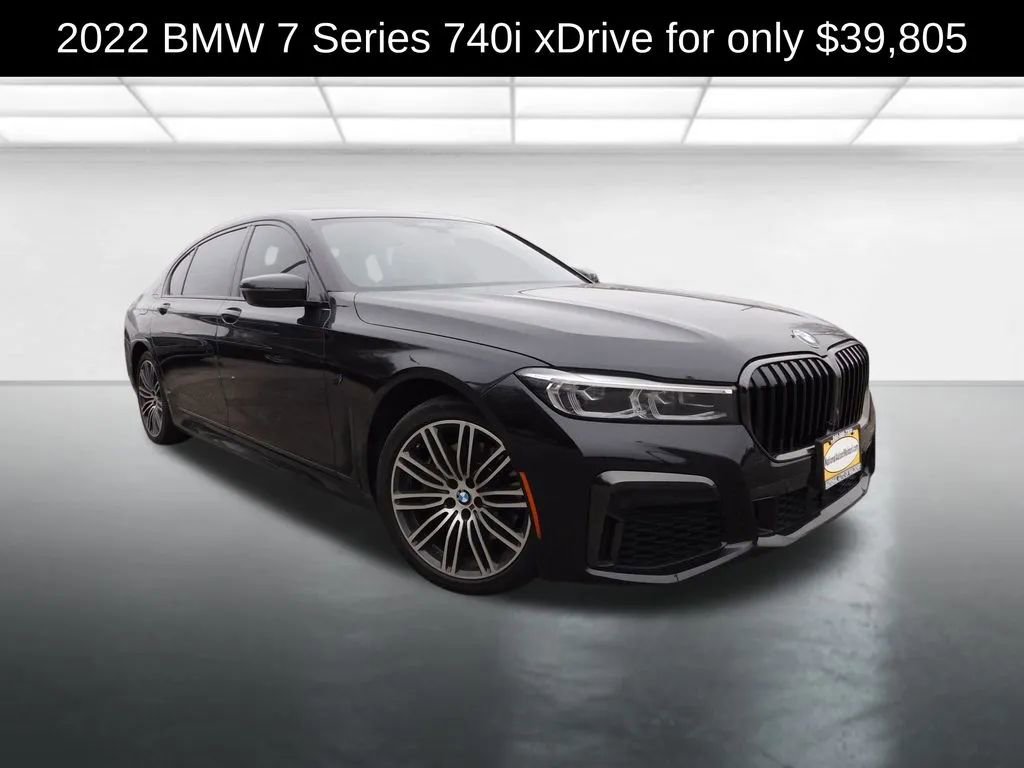 Used 2022 BMW 740i xDrive w/ M Sport Package AWD/4WD image 1