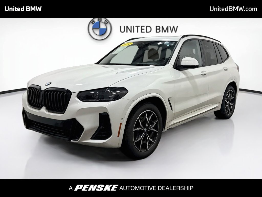 Certified 2024 BMW X3 sDrive30i w/ M Sport Package