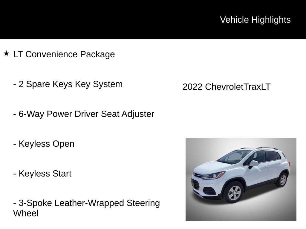 Used 2022 Chevrolet Trax LT w/ LT Convenience Package image 4