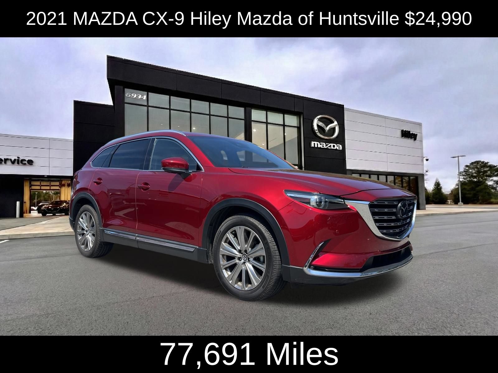 Used 2021 MAZDA CX-9 Signature AWD/4WD image 1