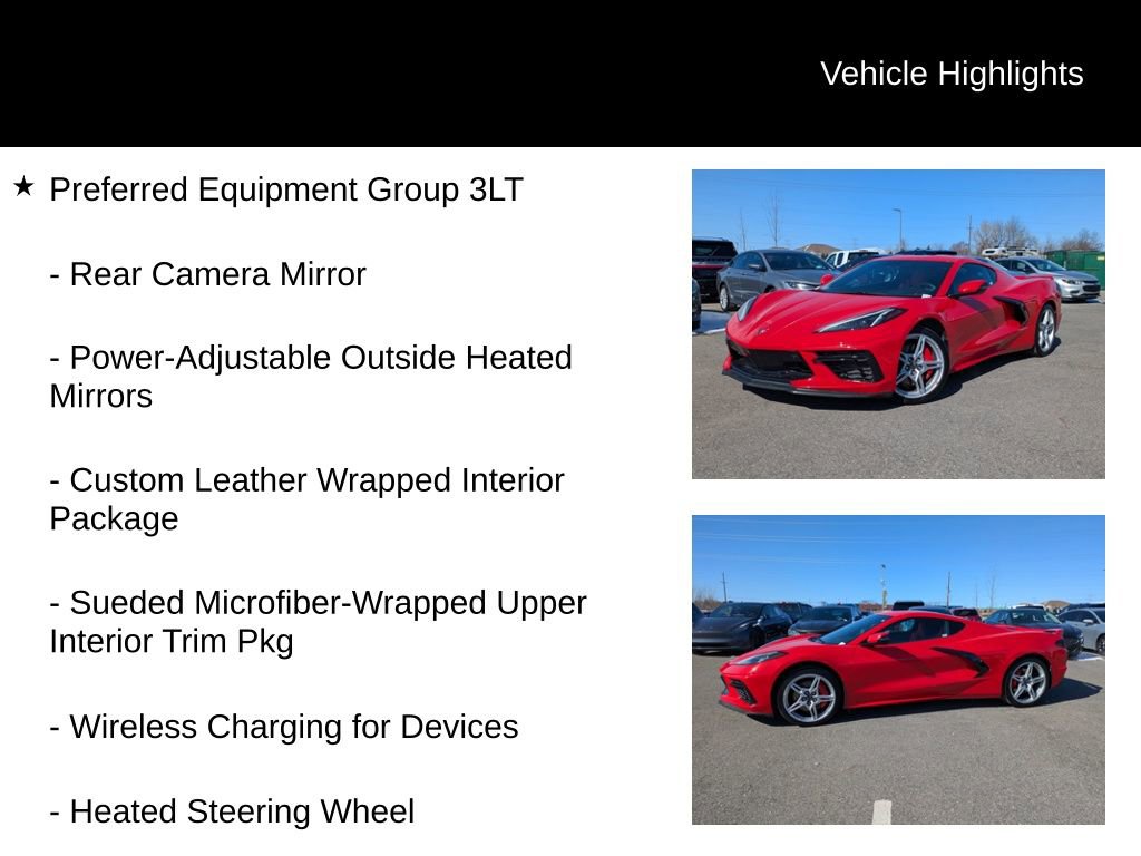 Used 2020 Chevrolet Corvette Stingray Premium Cpe w/ 3LT Preferred Equipment Group image 11