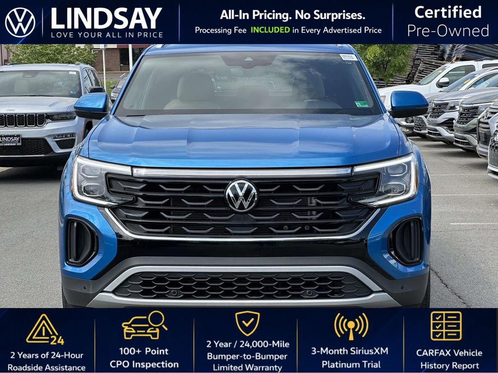 Certified 2024 Volkswagen Atlas Cross Sport SE w/ Black Wheel Package AWD/4WD image 3