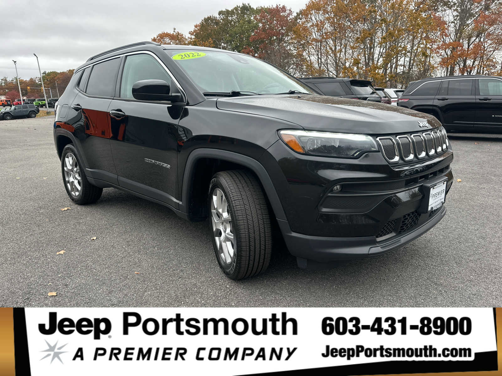 Certified 2022 Jeep Compass Latitude w/ Sun and Sound Group