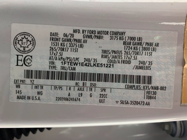Used 2020 Ford F150 XL w/ Equipment Group 101A Mid AWD/4WD image 37