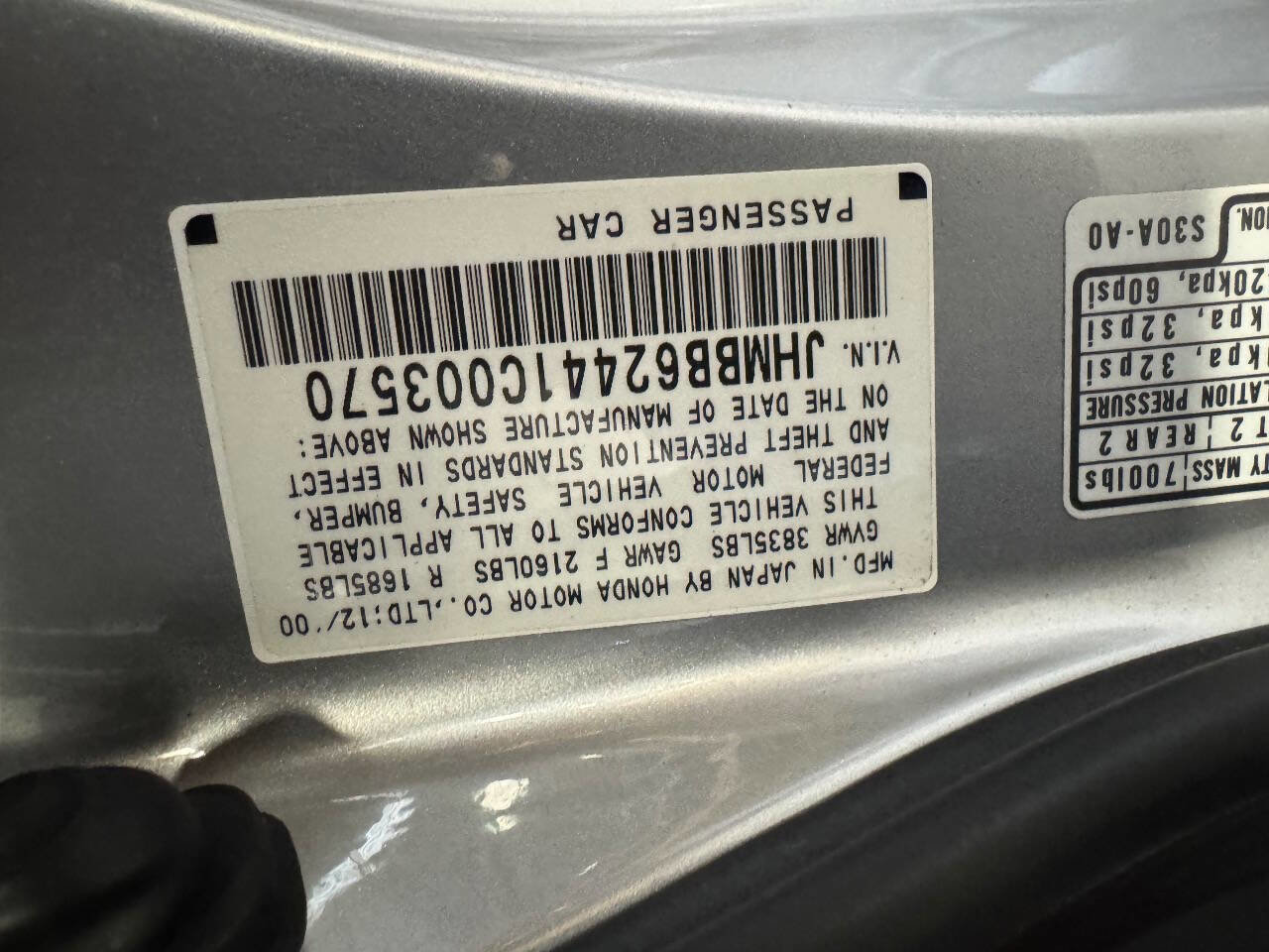 Used 2001 Honda Prelude image 29