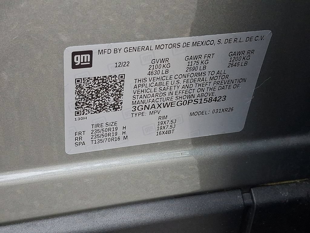 Certified 2023 Chevrolet Equinox RS AWD/4WD image 25