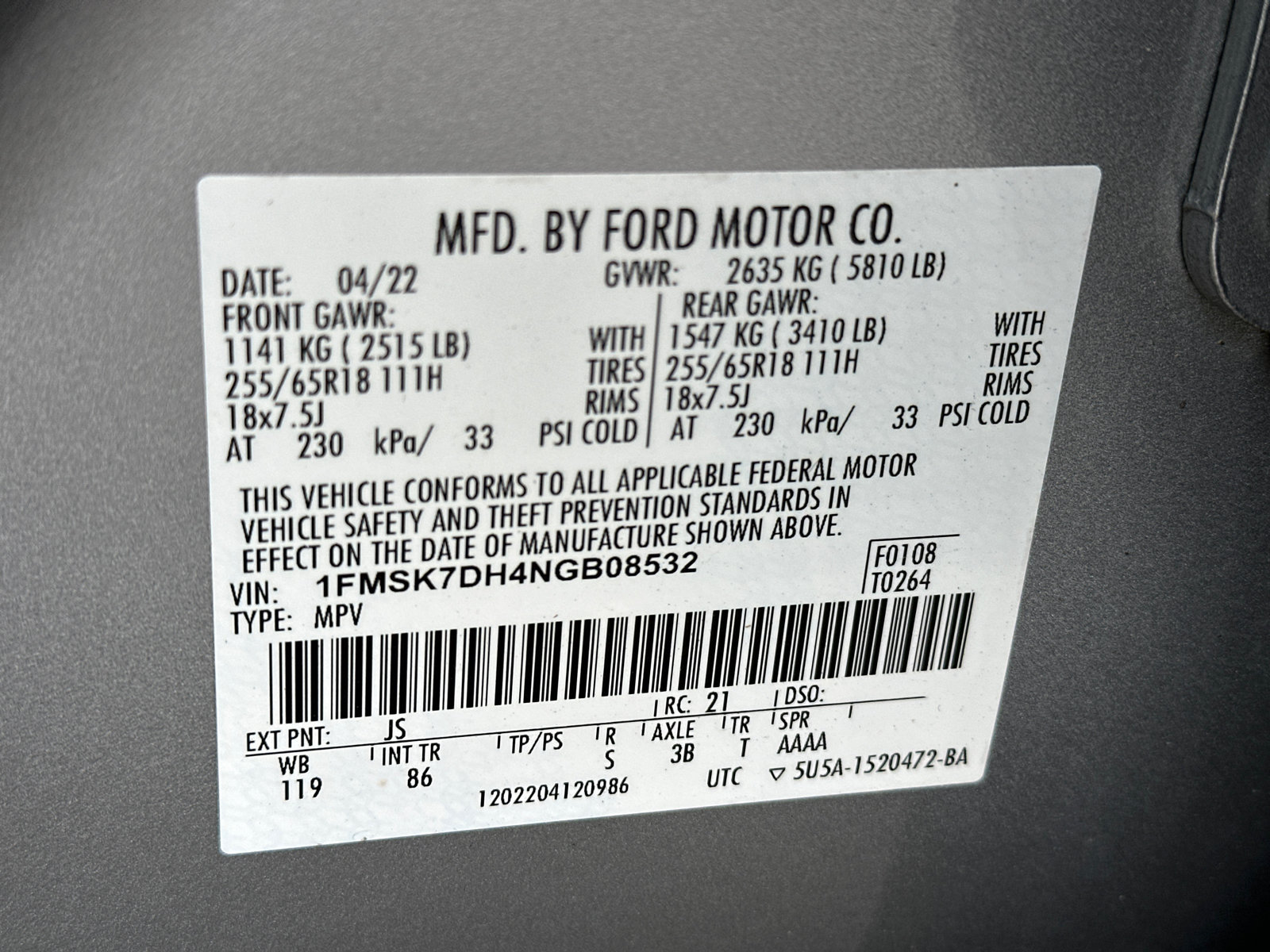 Used 2022 Ford Explorer XLT RWD image 31