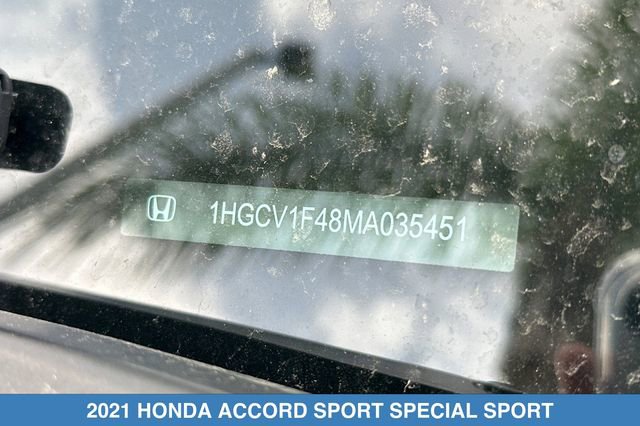 Certified 2021 Honda Accord Sport Special Edition image 4
