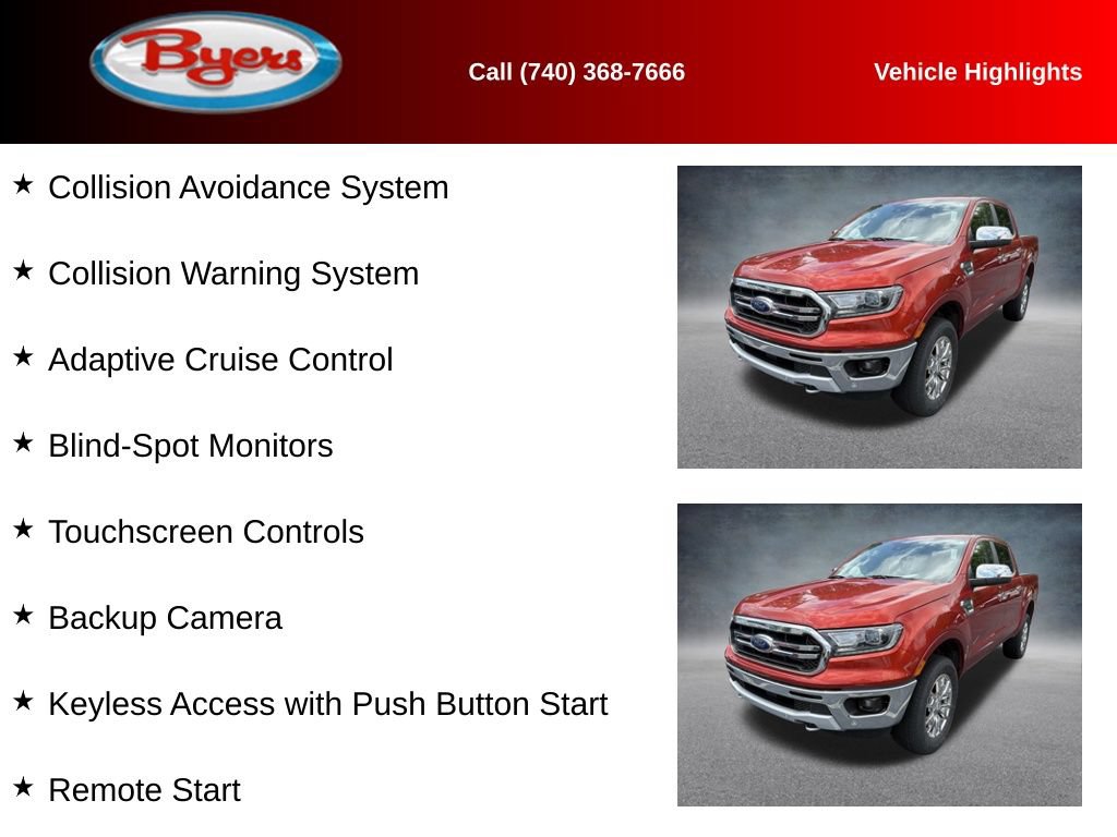 Used 2019 Ford Ranger Lariat w/ Equipment Group 501A Mid AWD/4WD image 9