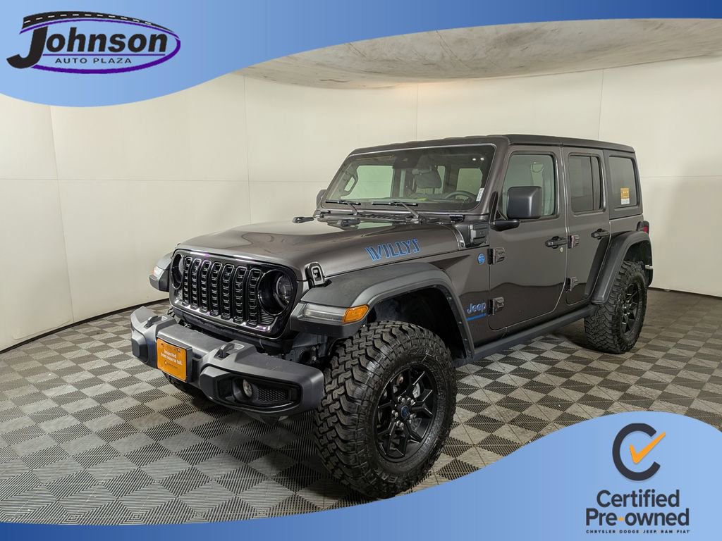 Certified 2025 Jeep Wrangler Unlimited Sport S 4xe AWD/4WD image 1