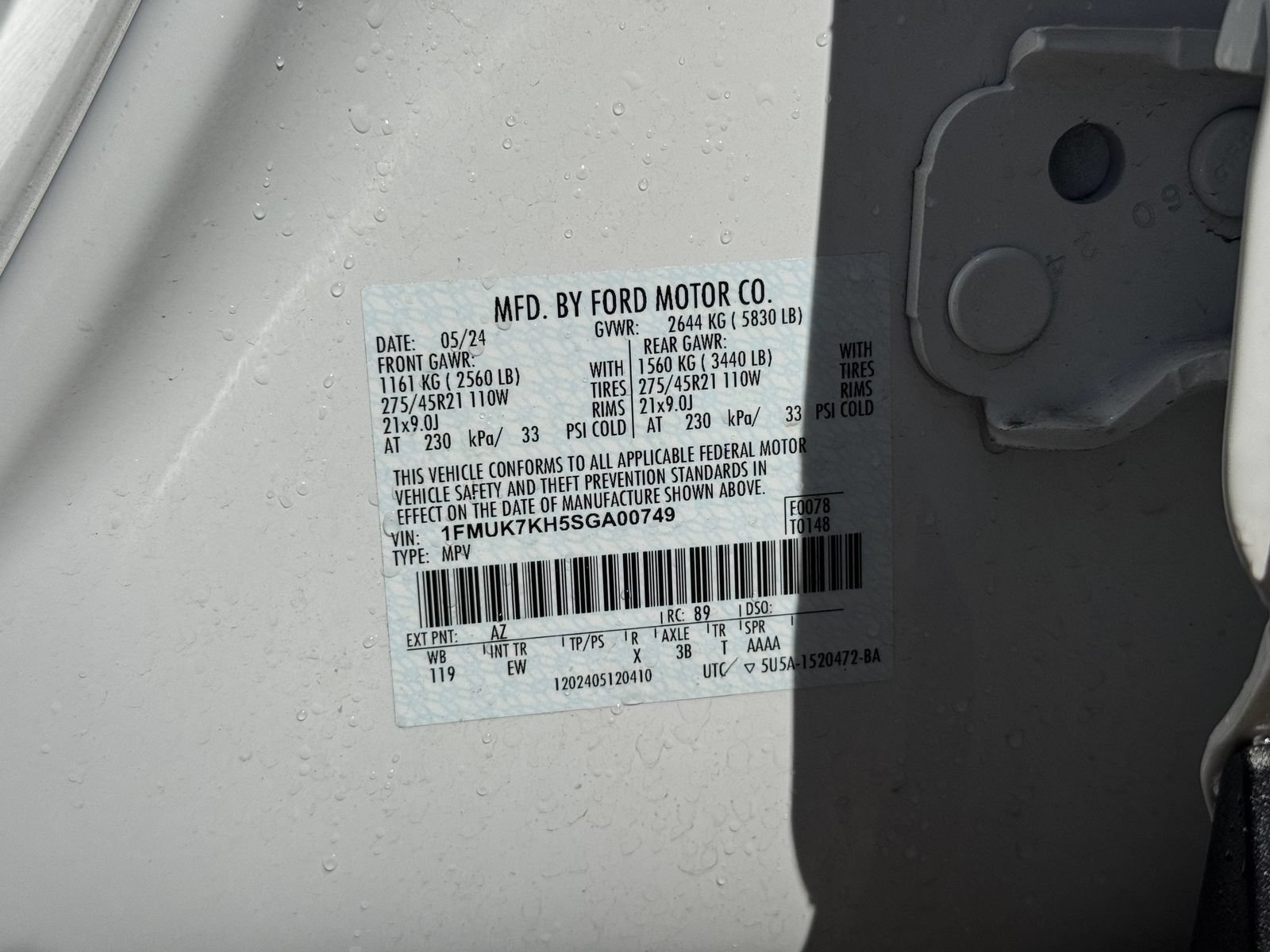 Used 2025 Ford Explorer ST-Line w/ Premium Package RWD image 37