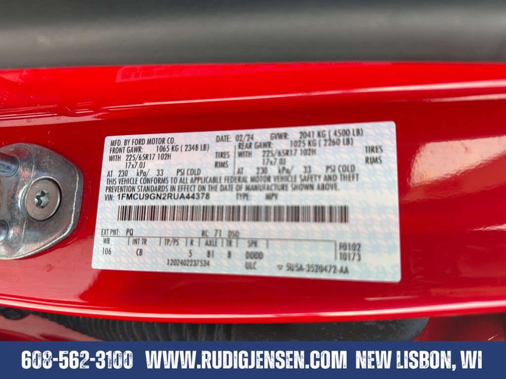 Used 2024 Ford Escape Active w/ Tech Pack #1 AWD/4WD image 29