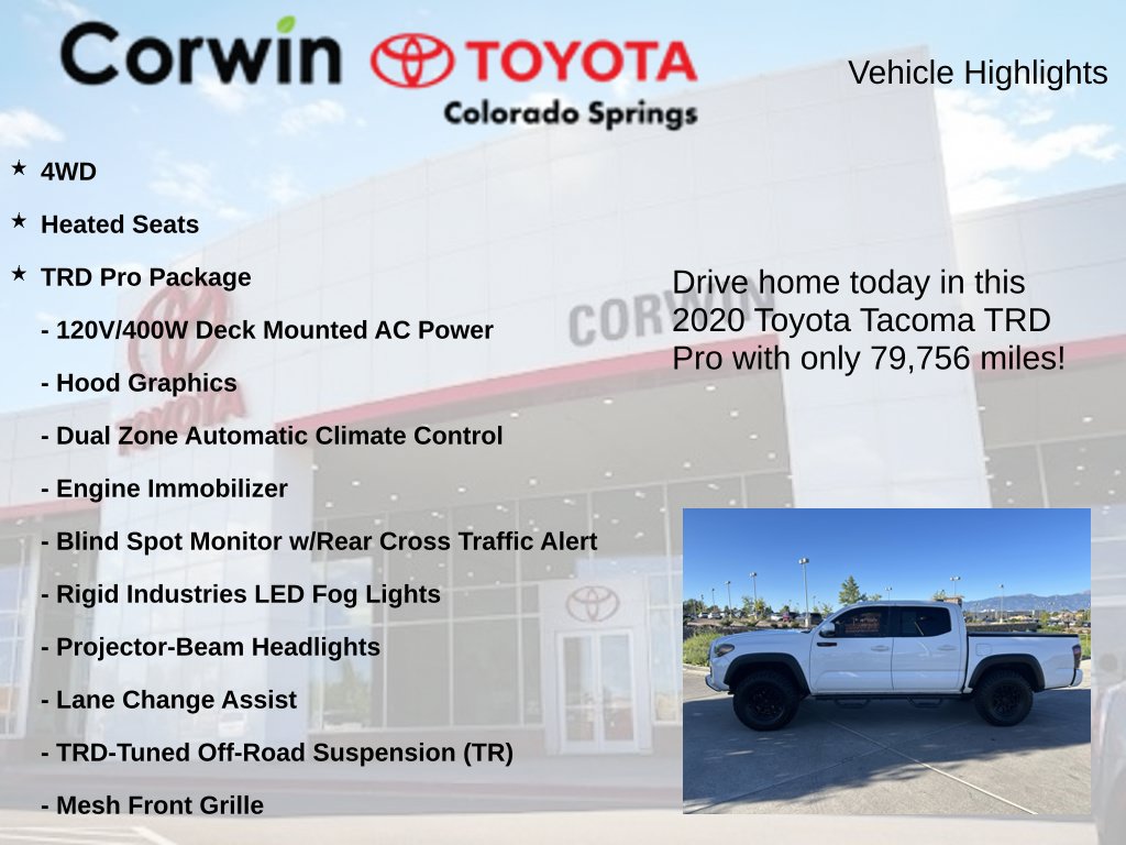 Used 2020 Toyota Tacoma TRD Pro AWD/4WD image 6