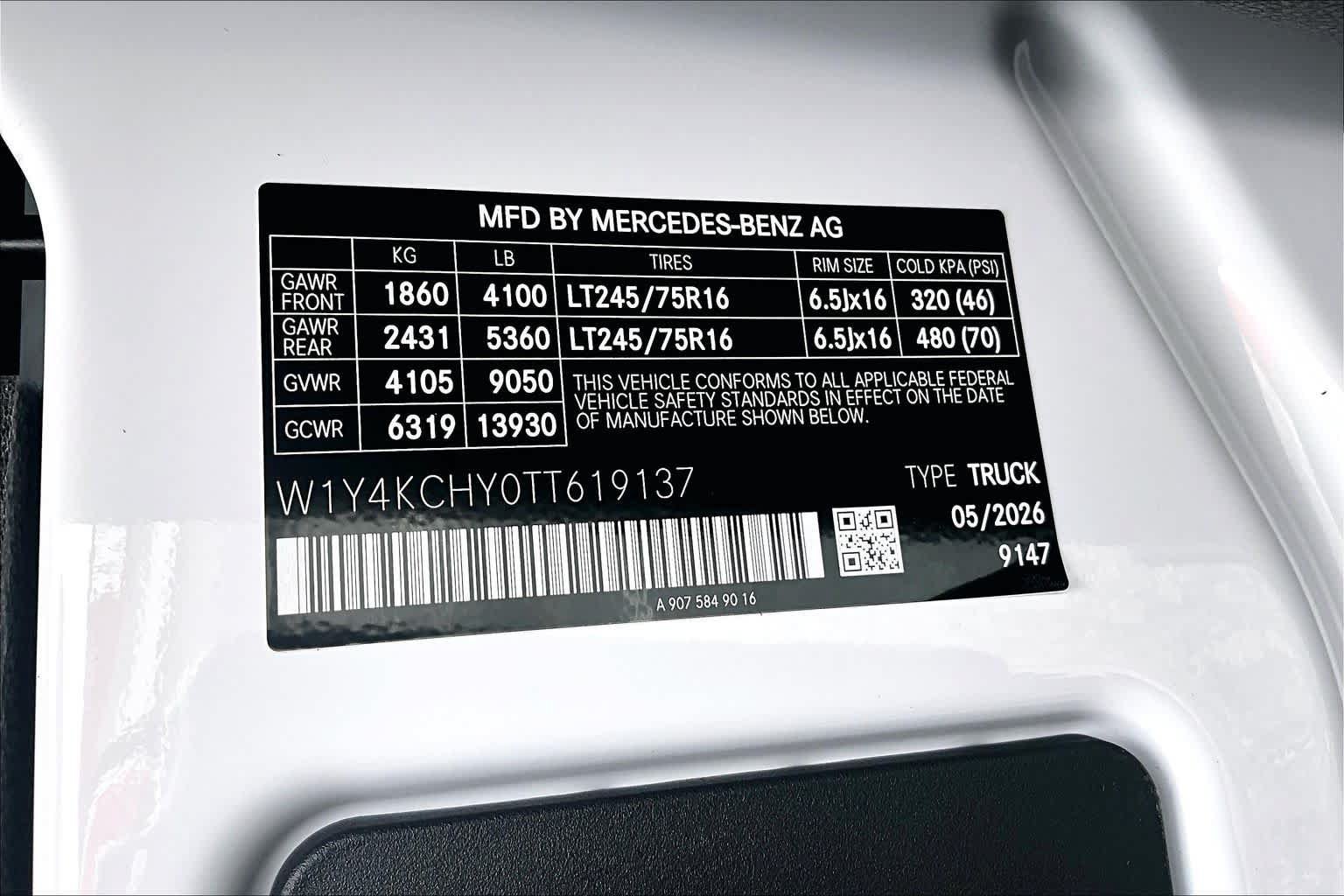 New 2026 Mercedes-Benz Sprinter 2500 image 18