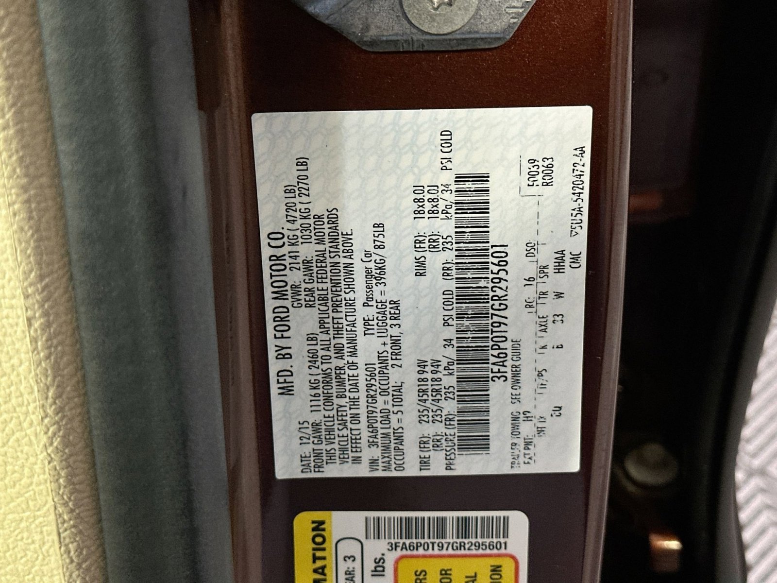 Used 2016 Ford Fusion SE w/ Equipment Group 202A image 41