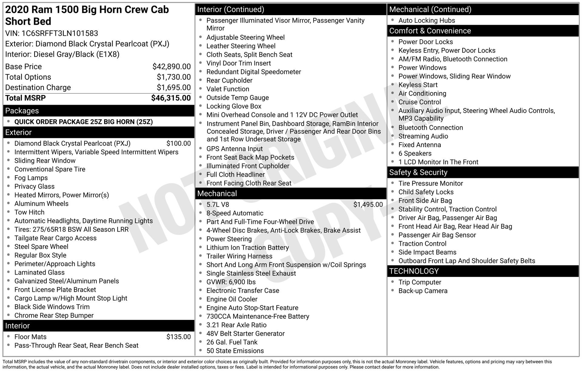 Used 2020 RAM 1500 Big Horn image 34