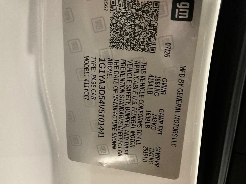 New 2027 Chevrolet Corvette Stingray Convertible w/ 1LT RWD image 28
