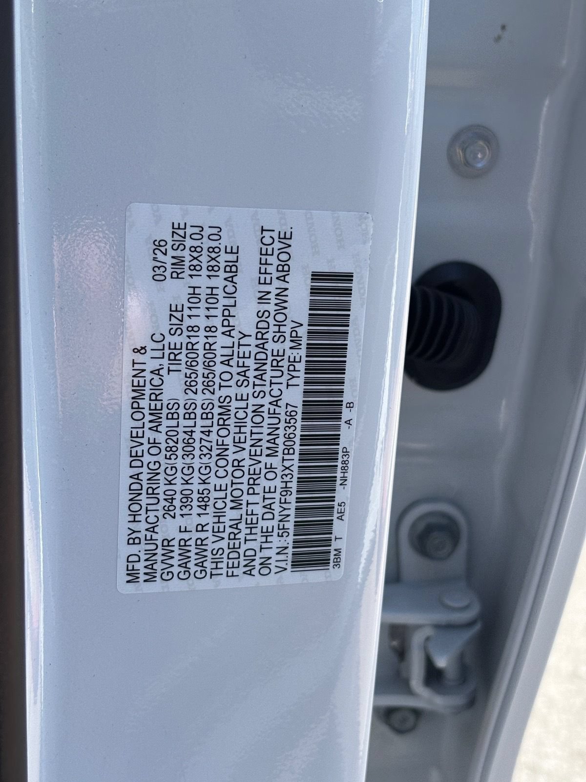 New 2026 Honda Passport RTL image 21