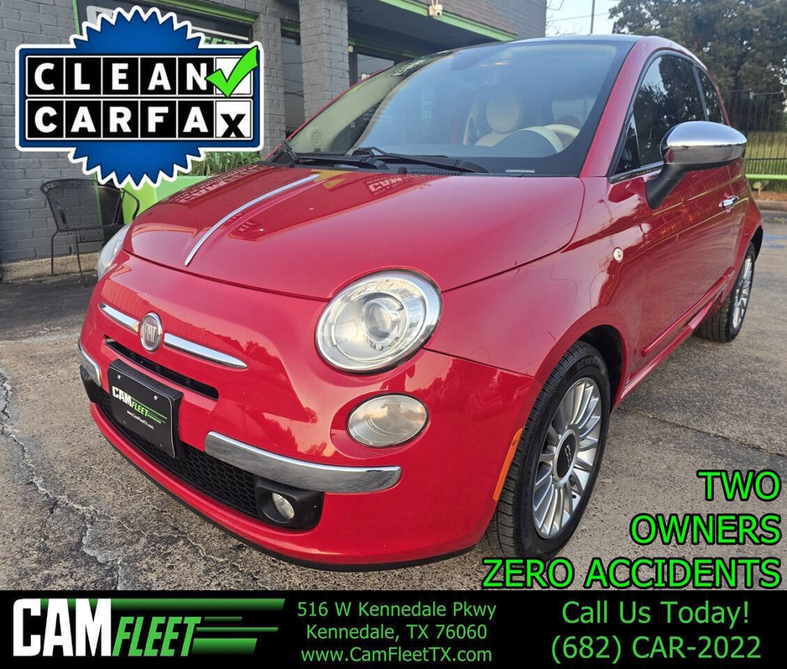 Used 2013 FIAT 500 Lounge w/ Luxury Leather Pkg