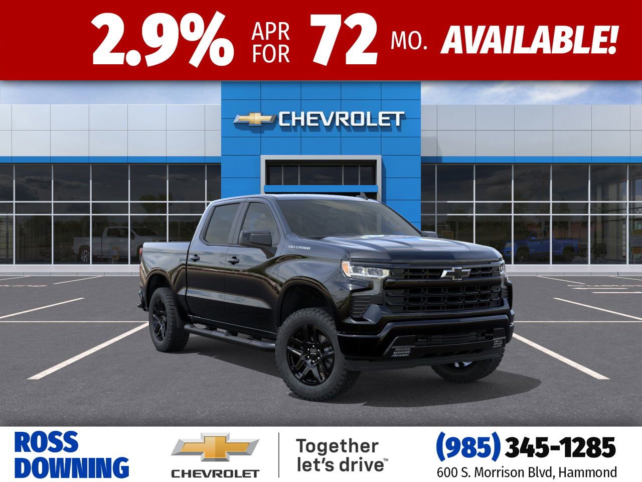 New 2026 Chevrolet Silverado 1500 RST w/ RST Select Package