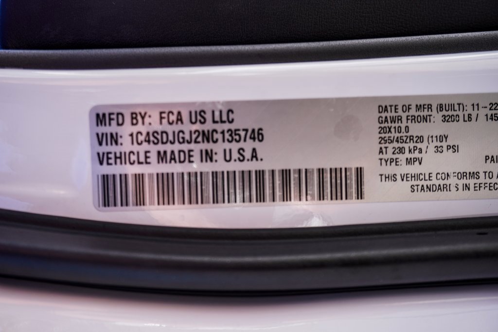 Used 2022 Dodge Durango SRT w/ Premium Interior Group image 52