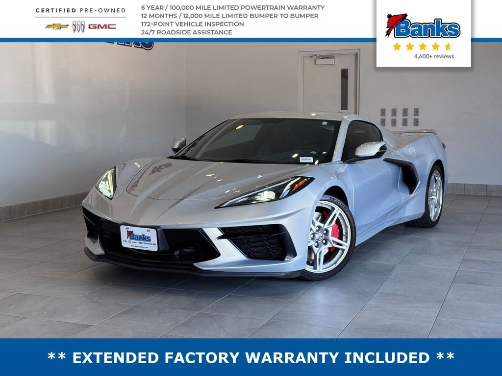 Certified 2021 Chevrolet Corvette Stingray Coupe w/ Z51 Performance Package RWD image 1