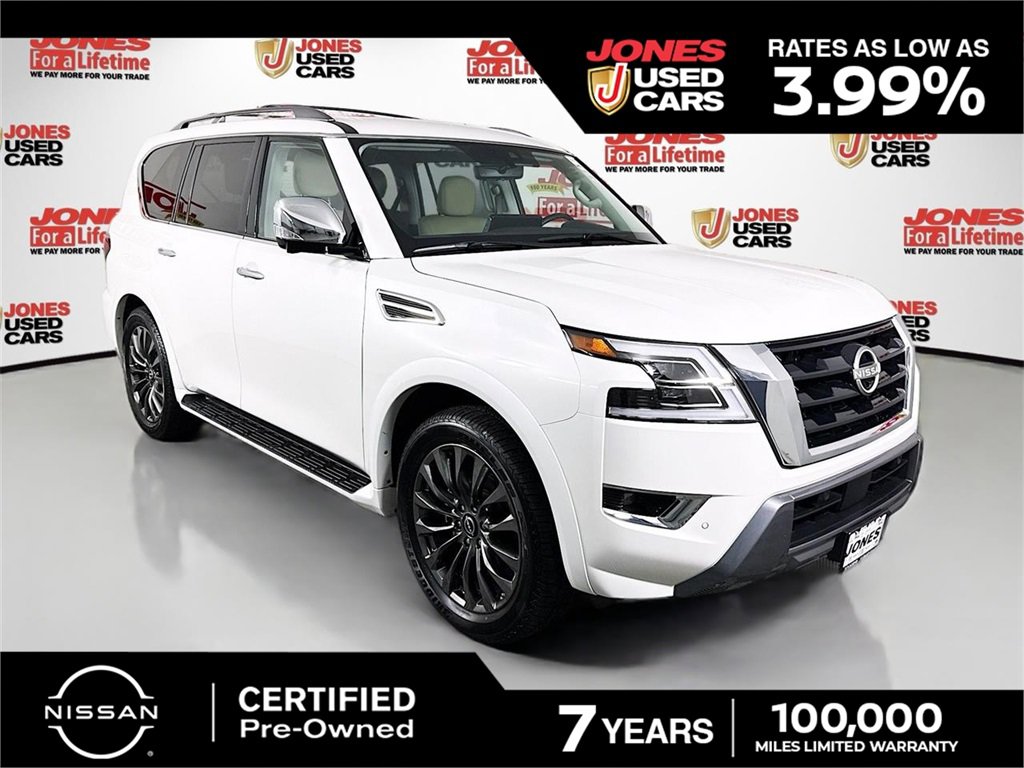 Certified 2024 Nissan Armada Platinum w/ Captain's Chairs Package