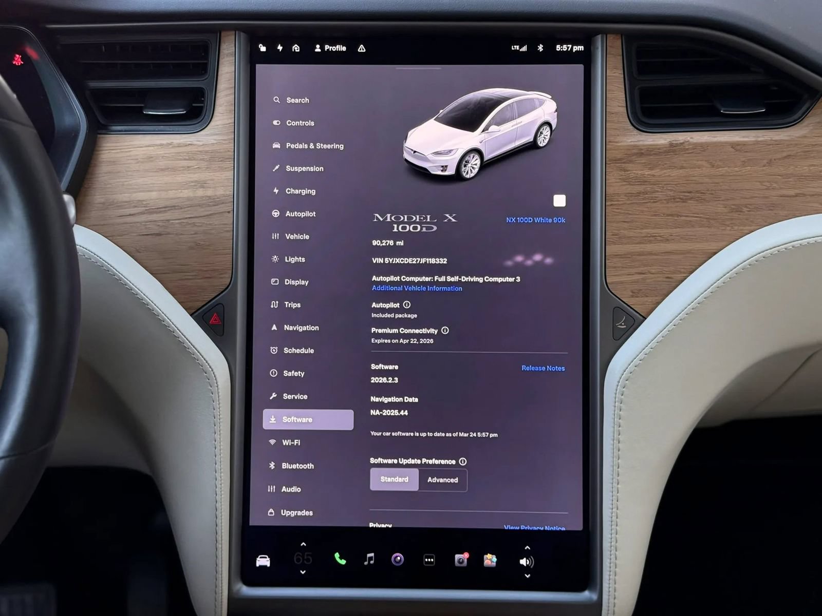 Used 2018 Tesla Model X 100D AWD/4WD image 14