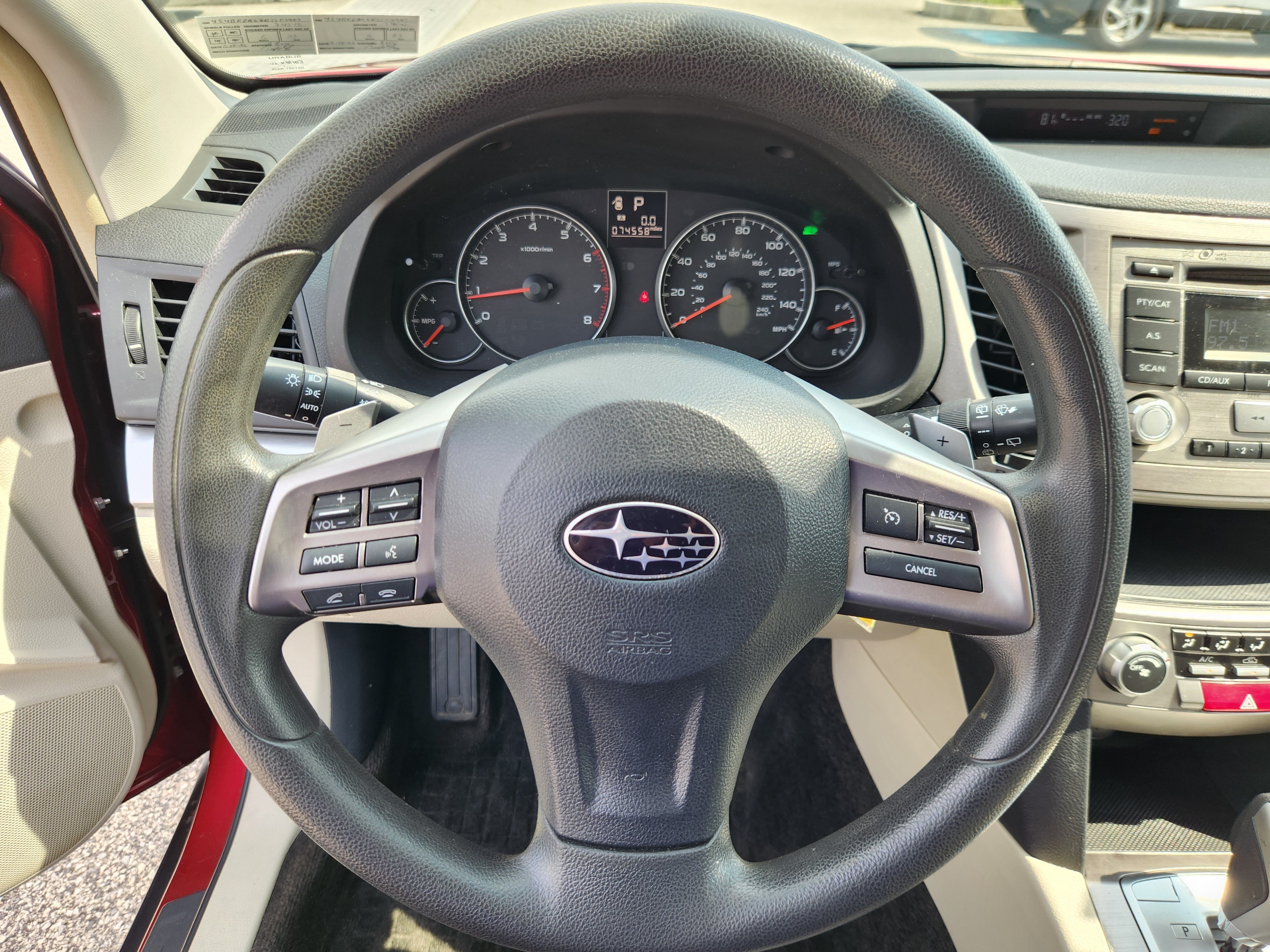 Used 2014 Subaru Outback 2.5i AWD/4WD image 9