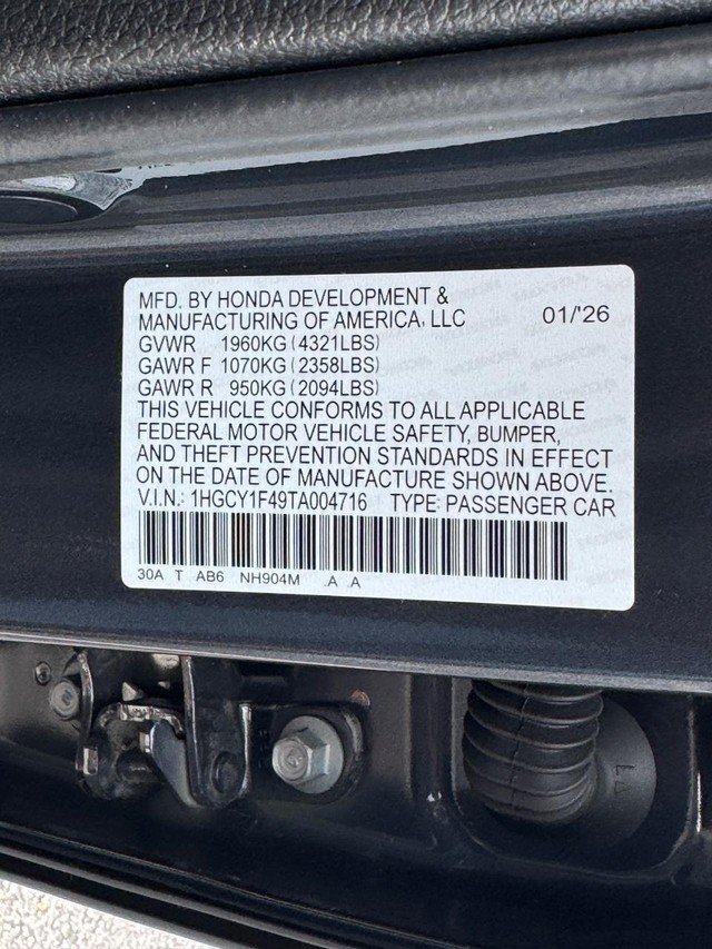 Certified 2026 Honda Accord SE image 27
