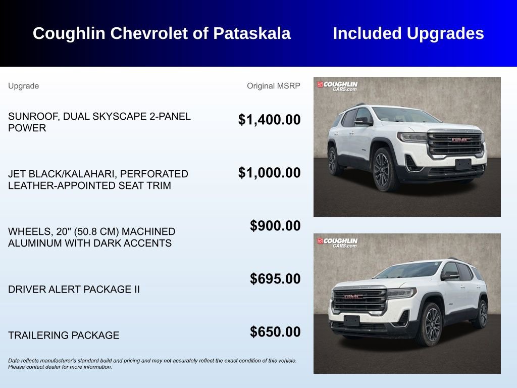 Used 2020 GMC Acadia AT4 w/ Driver Alert Package II AWD/4WD image 3