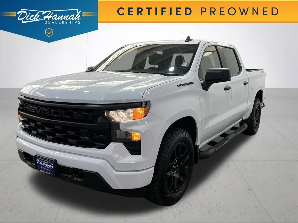 Certified 2024 Chevrolet Silverado 1500 Custom w/ Turbomax Blackout Package