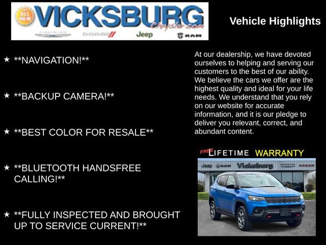 Used 2022 Jeep Compass Trailhawk AWD/4WD image 7