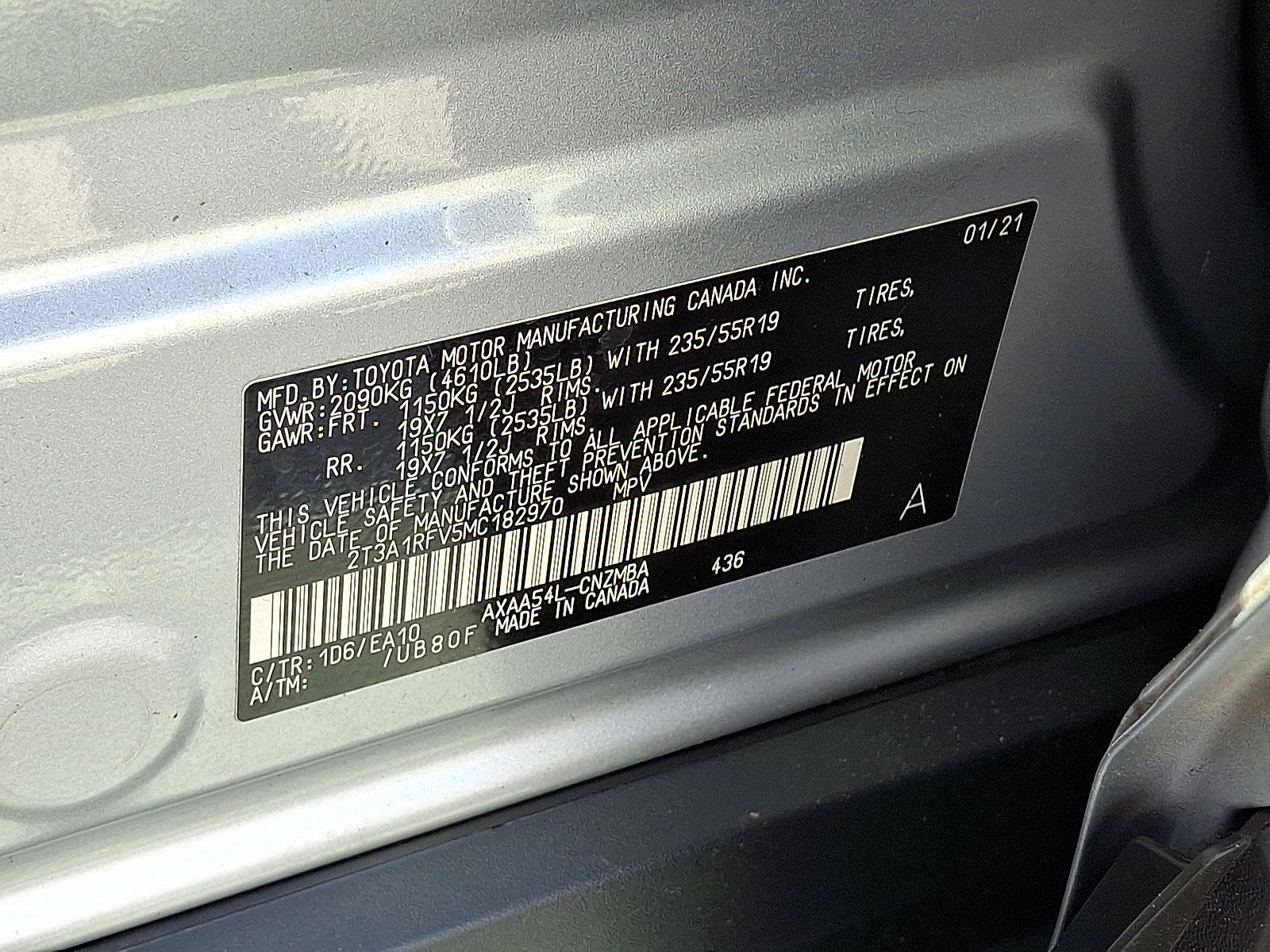 Certified 2021 Toyota RAV4 XLE Premium image 27