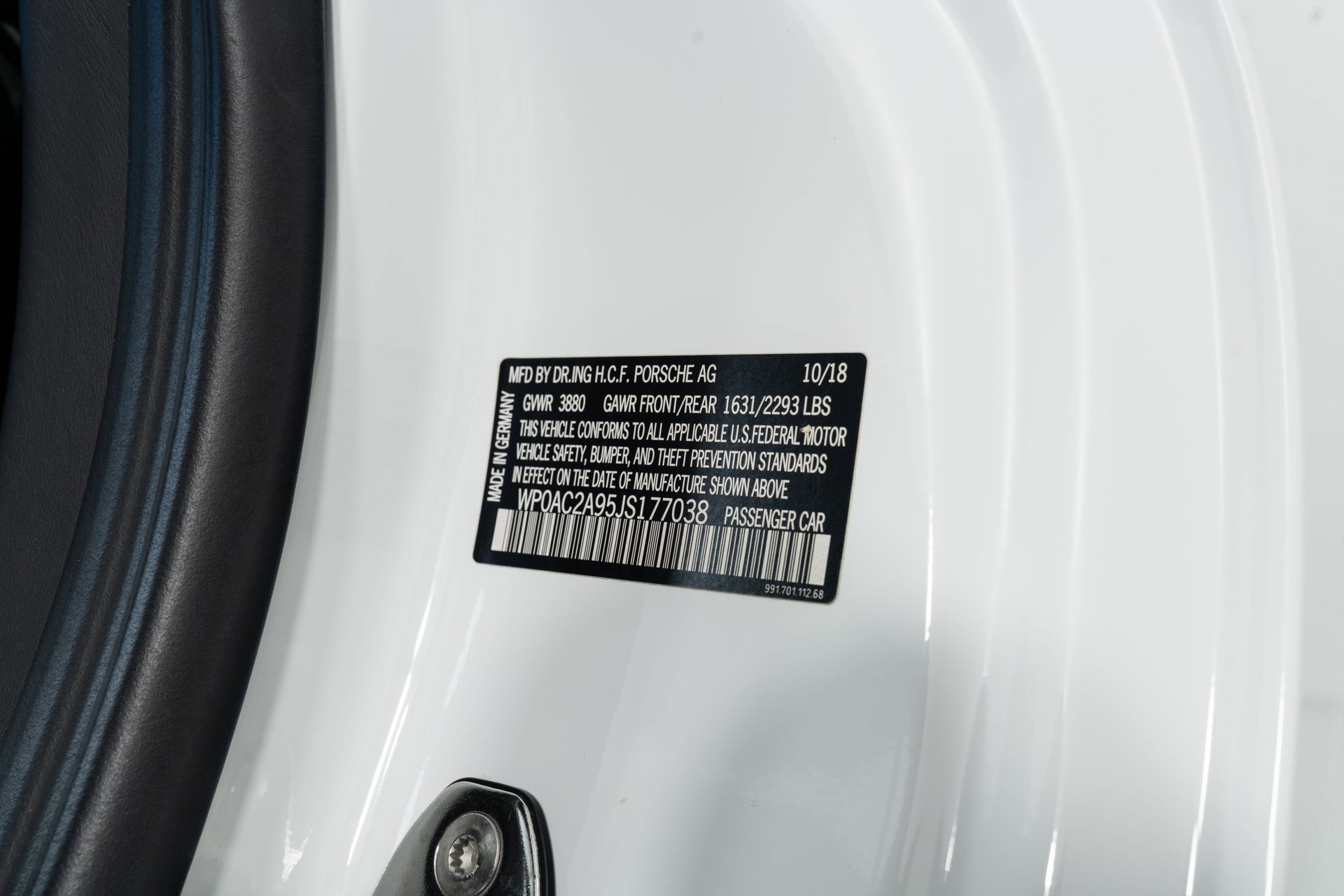 Used 2018 Porsche 911 GT3 RWD image 62