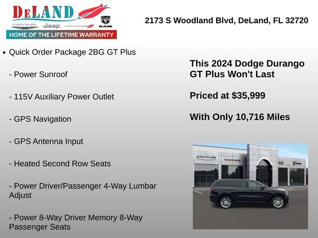 Used 2024 Dodge Durango GT AWD/4WD image 12