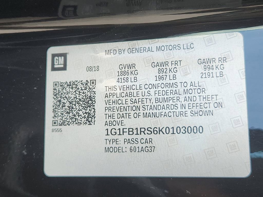 Used 2019 Chevrolet Camaro LT RWD image 19