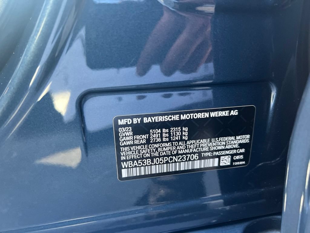 Certified 2023 BMW 540i w/ Premium Package RWD image 21