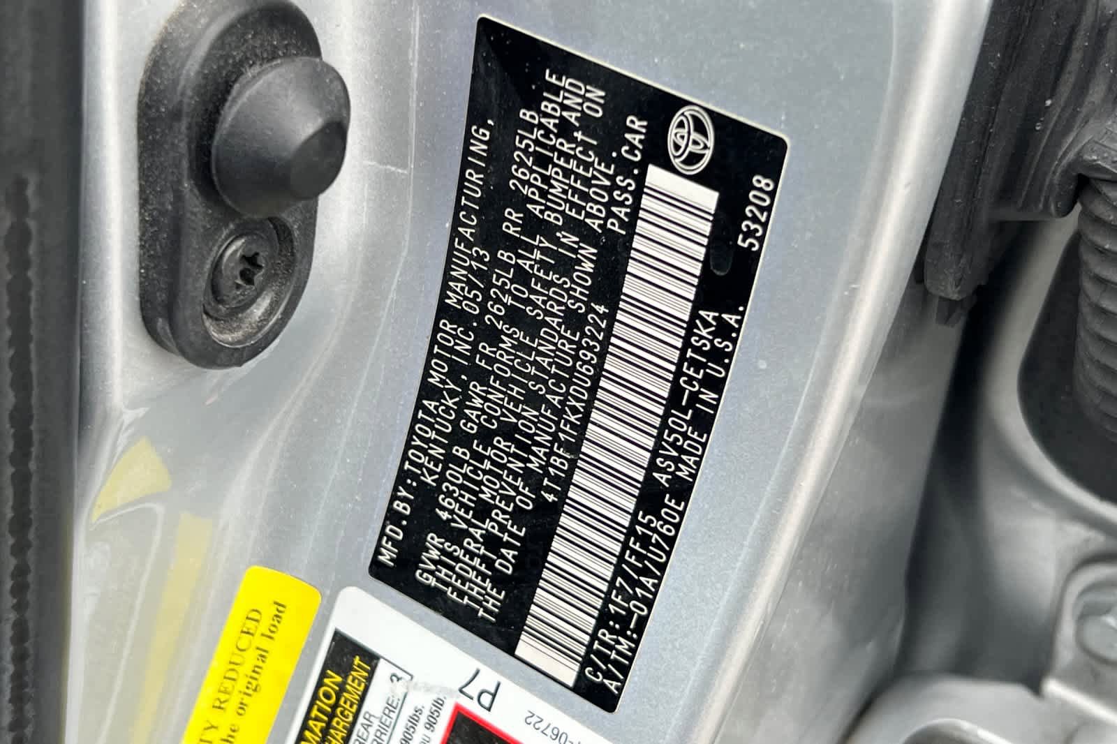 Used 2013 Toyota Camry SE w/ Convenience Pkg image 33