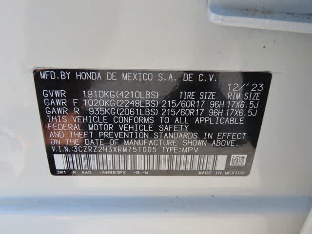 Certified 2024 Honda HR-V LX image 25