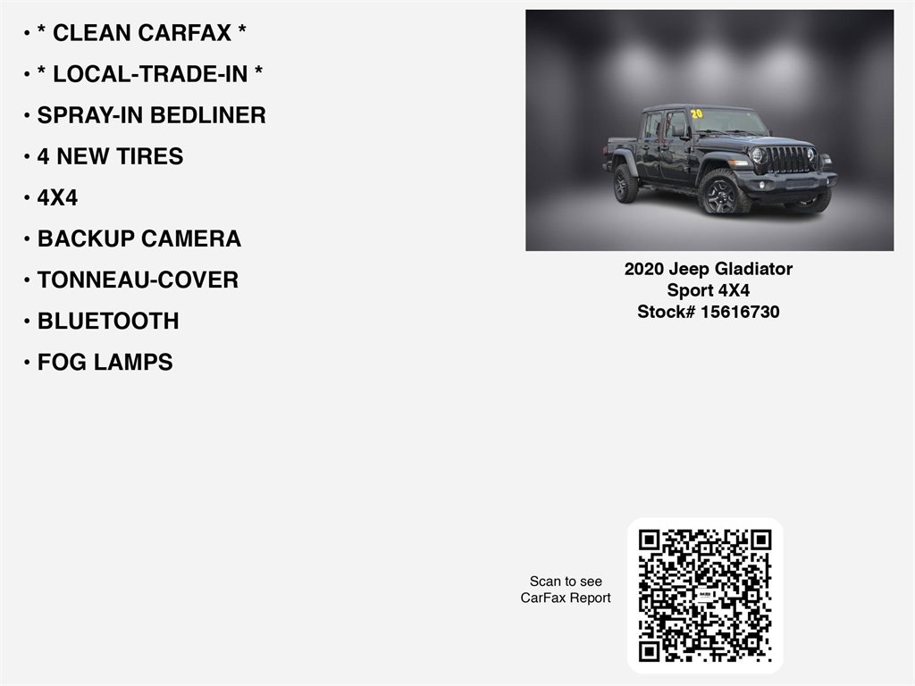 Used 2020 Jeep Gladiator Sport image 7