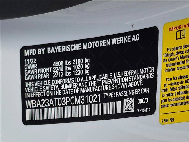 Used 2023 BMW 430i Convertible w/ Convenience Package RWD image 22