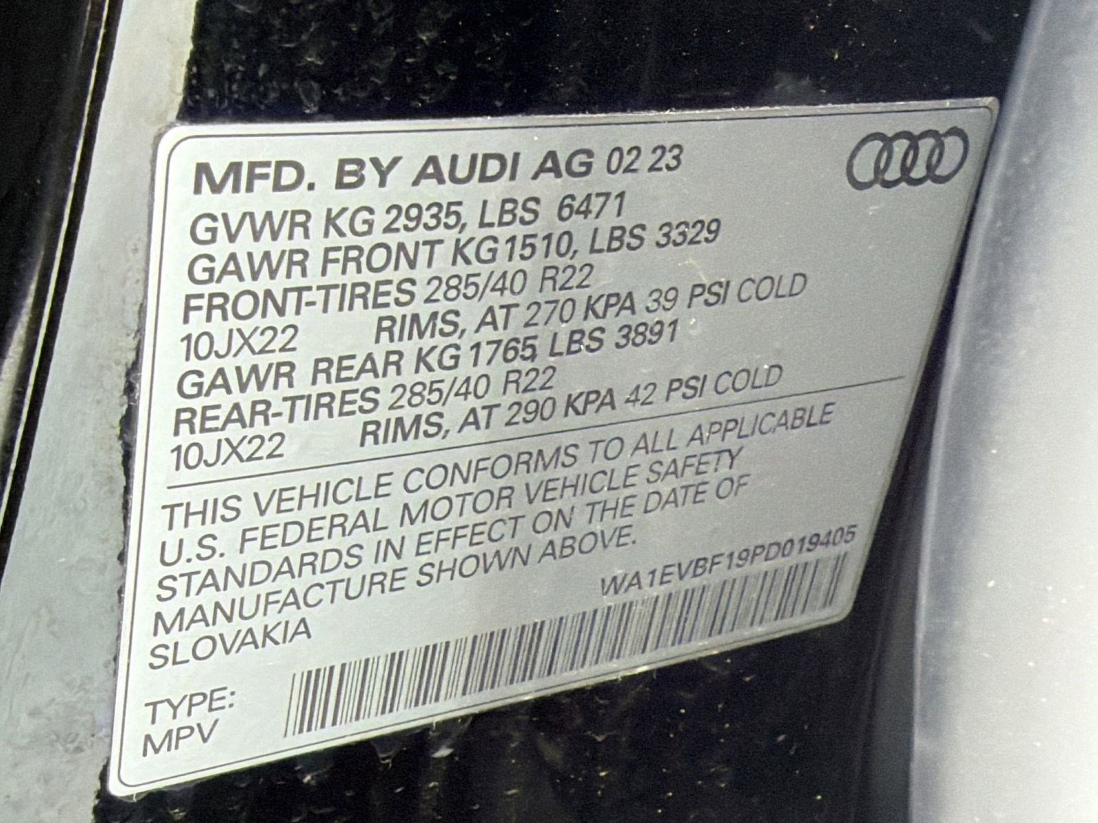 Used 2023 Audi Q8 Premium Plus w/ Premium Plus Package AWD/4WD image 19