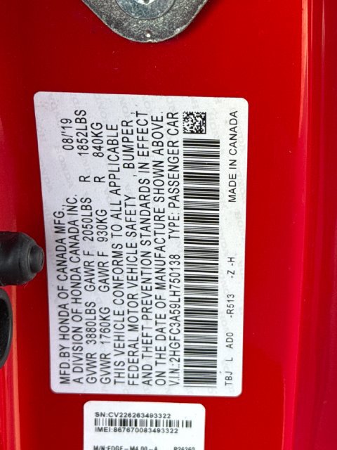Used 2020 Honda Civic Si image 17