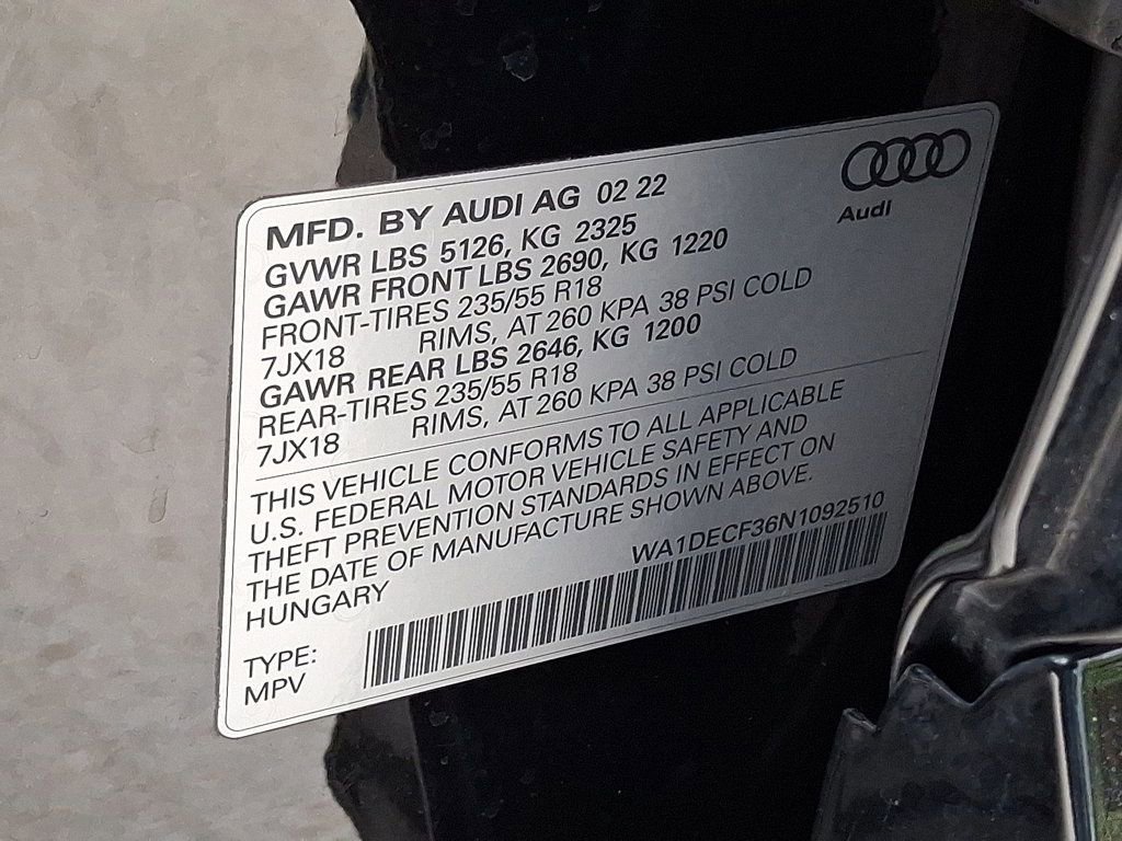 Used 2022 Audi Q3 2.0T Premium w/ Convenience Package image 26