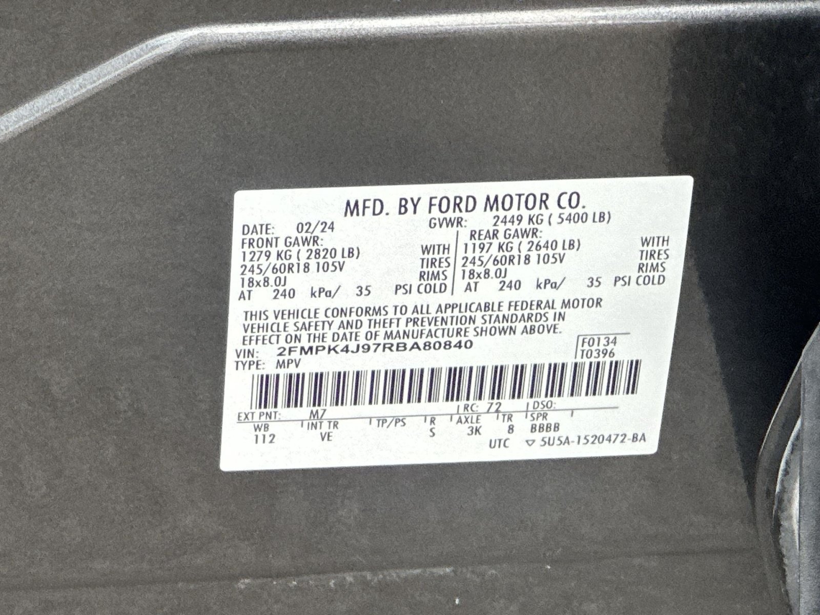 Used 2024 Ford Edge SEL AWD/4WD image 29
